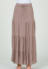 Waist Tie Maxi Skirt