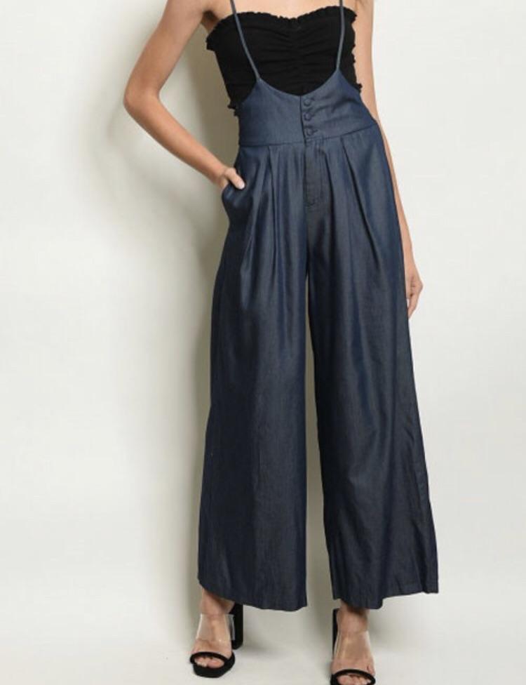 Denim Overall jumpsuit