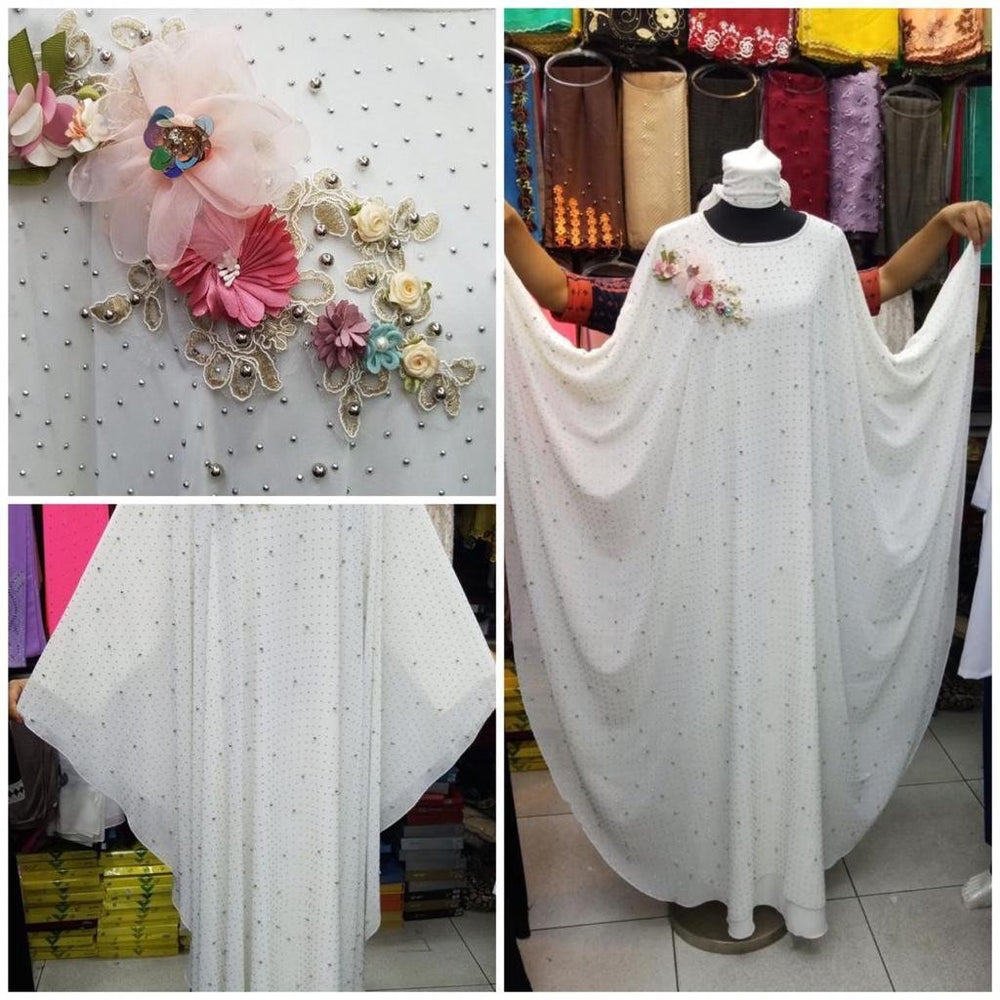 Ghost White Abaya