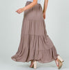 Waist Tie Maxi Skirt